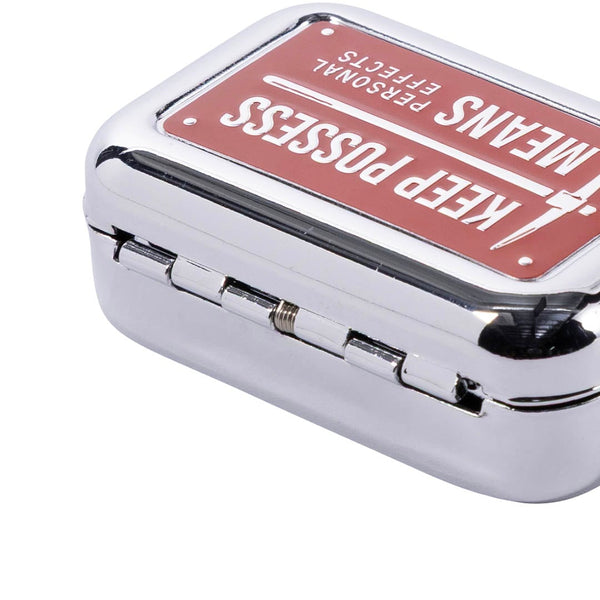 DULTON ( ダルトン ) PORTABLE ASHTRAY ポータブル アッシュトレイ | 携帯灰皿 | オシャレ | 可愛い | アイアン | クロームメッキ | 車 | リング付 | K655-757 | だるとん | 灰皿