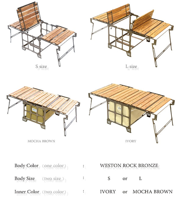 NATURE TONES ( ネイチャートーンズ ) サイドボックス＆テーブル FABRICバージョン　Ｓサイズ