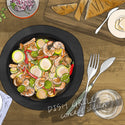 GRANDOOR ( グランドア ) DISHGRILL | ディッシュグリル | お皿 | アウトドア | キャンプ | 調理 | 器 | フライパン | 洗い物が減る | 陶器 | 焦げ付かない | 洗いやすい | 深み | シンプル | オーブン可 | スタッキング | コンパクト | ぐらんどあ