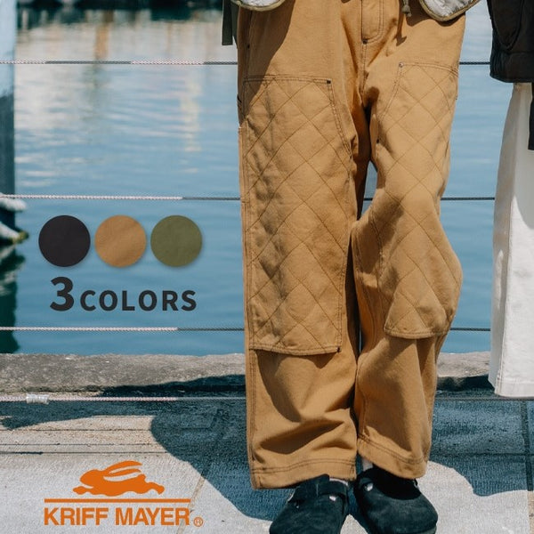KRIFF MAYER ( クリフメイヤー ) ヘビーデューティーダブルニーパンツ | MENS | メンズ | ロングパンツ | 2525128 | ボトムス | ダック生地 | ワークパンツ | アウトドア | キャンプ | レジャー | くりふめいやー