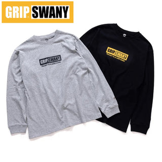 GRIP SWANY ( グリップスワニー ) 【 GSC-87 】 GS LOGO L/S TEE Tシャツ | 長袖 | 長袖シャツ | アウトドア | キャンプ | プリント | プリントT | 秋服 | 冬服 | 綿100％