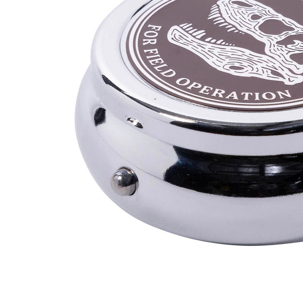 DULTON ( ダルトン ) PORTABLE ASHTRAY ポータブル アッシュトレイ | 携帯灰皿 | オシャレ | 可愛い | アイアン | クロームメッキ | 車 | リング付 | K655-757 | だるとん | 灰皿