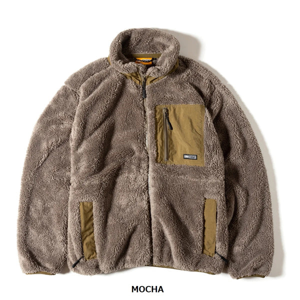 GRIP SWANY ( グリップスワニー ) 【 GSMCT-078 】 CORAL FLEECE JACKET | フリース | ジャケット | 上着 | 冬 | アウター | ポケット | アウトドア | お出かけ | 暖かい | 防寒 | ふわふわ | ぐりっぷすわにー