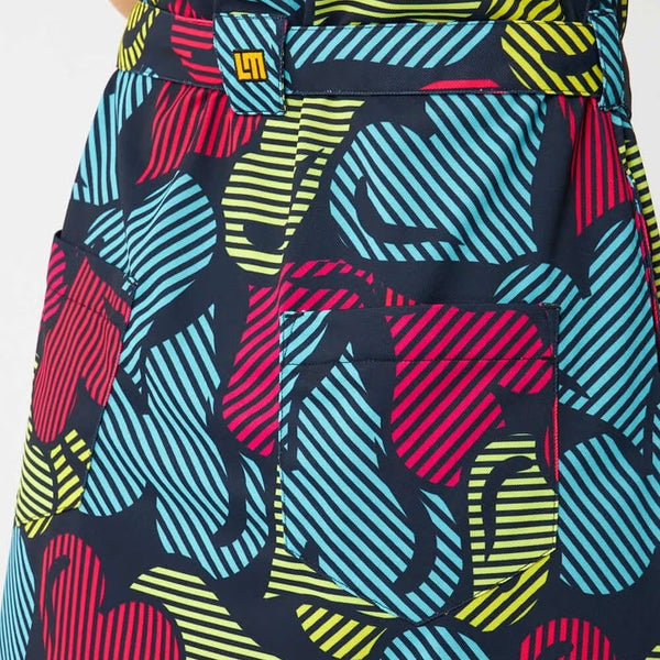 【 SALE 】 LOUDMOUTH ( ラウドマウス ) レディース プレミアムカノコ 柄ワンピース ライトニングハーツ | ゴルフ | ゴルフウェア | 可愛い | ワンピース | 吸汗速乾 | UV | 接触冷感 | 764653 | らうどまうす
