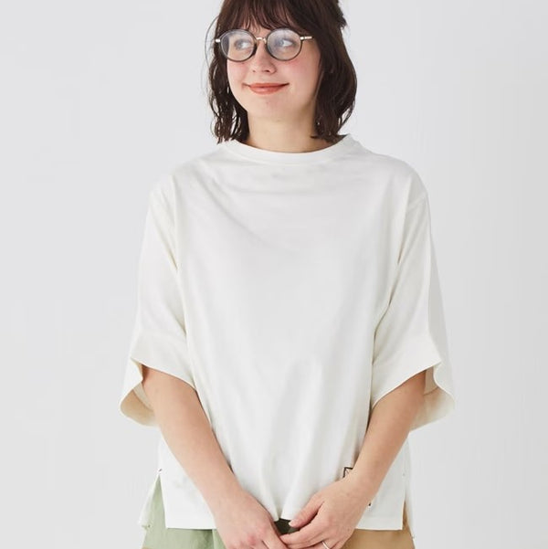 KRIFF MAYER ( クリフメイヤー ) ウェットプロテクトモモンガT | LADYS | レディース | W2447832 | トップス | 汗が滲みにくい | 接触冷感 | 軽撥水 | ドルマンスリーブ | Tシャツ | シャツ | 半袖 | 夏服 | くりふめいやー