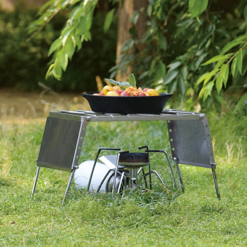 HIGHMOUNT ( ハイマウント ) アジャスタブルグリルS | アウトドア | キャンプ | 調理 | 料理 | コンパクト | 折りたたみ | ステンレス | 強い | 高さ調節 | 5段階 | 23226 | はいまうんと | ソロキャンプ | 卓上