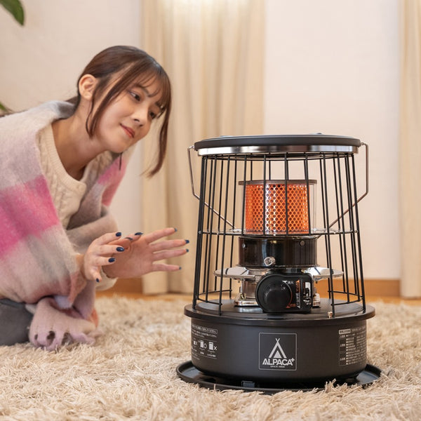 ALPACA ＋ ( アルパカ プラス ) アルパカプラスストーブ オニキスライン 専用バッグ付き TS-77NC 石油ストーブ ストーブ 暖房器具 対流型ストーブ キャンプ アウトドア 冬キャンプ テント 暖房 防寒 防災 災害対策 コンパクト 持ち運び アウトドア用品 キャンプ用品