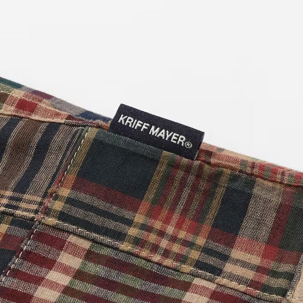 KRIFF MAYER ( クリフメイヤー ) パッチワーク半袖シャツ | MENS | 2553100 | メンズ | 半袖 | カジュアルシャツ | BBQ | フェス | オシャレ | 夏シャツ | トップス | 大人カジュアル | ゆったり | 春夏 | くりふめいやー