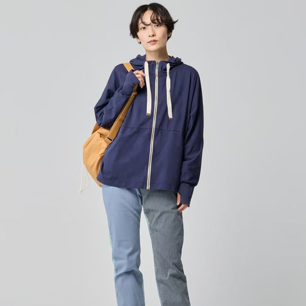 KRIFF MAYER ( クリフメイヤー ) 冷涼UVカットドルマンパーカー | LADYS | W2547814 | レディース | パーカー | 羽織り | 夏 | アウトドア | 日焼け防止 | 紫外線対策 | 接触冷感 | キャンプ | フェス | 体型カバー | くりふめいやー