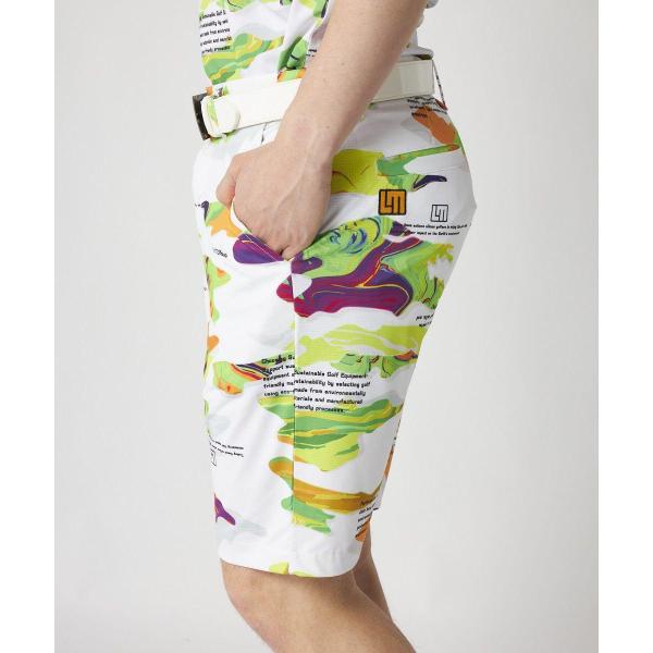 LOUDMOUTH ( ラウドマウス ) メンズ ECOベントメッシュ 柄ショートパンツ | ハーフパンツ | パンツ | ゴルフ | ウェア | ゴルフウェア | 派手 | 吸汗速乾 | UV | 接触冷感 | 遮熱 | ストレッチ | 765303