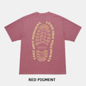 GRAMICCI ( グラミチ ) FOOTPRINTS TEE PIGMENT DYED フットプリントTシャツピグメントダイ | シャツ | Tシャツ | アパレル | 半袖 | 半袖Tシャツ | G6SU-T119 | カジュアル | バックプリント | ぐらみち