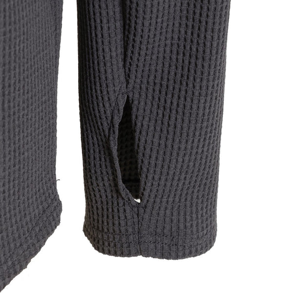 NANGA ( ナンガ ) レベル2 サーマル ハーフジップ トップス LEVEL2 THERMAL HALF ZIP TOPS | 長袖 | ポリエステル100％ | ワッフル | 保温 | 防寒 | ストレッチ | 動きやすい | レジャー | アウトドア | N2530-1P136E | なんが