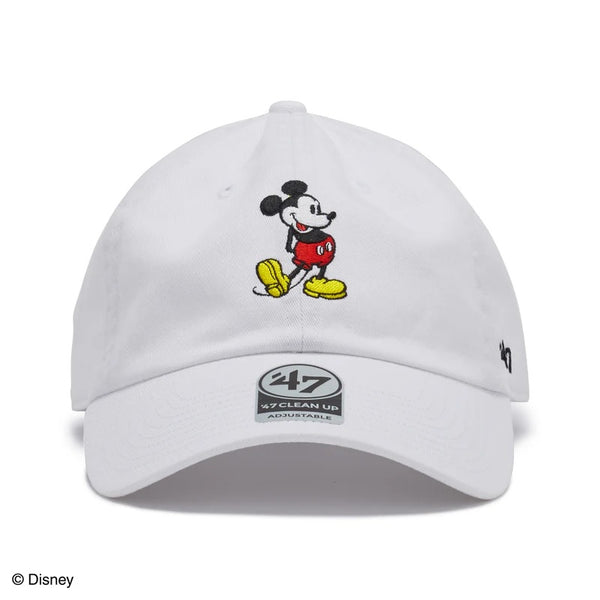 '47 ( フォーティーセブン ) '47 クリーンナップ Disney ミッキーマウス | 帽子 | キャップ | ディズニー | ミッキー | メンズ | レディース | コラボ | ウォッシュド加工 | 正規品 | サイズ調整 | ブラック | ホワイト | カーキ | グレー | ブラウン | ネイビー