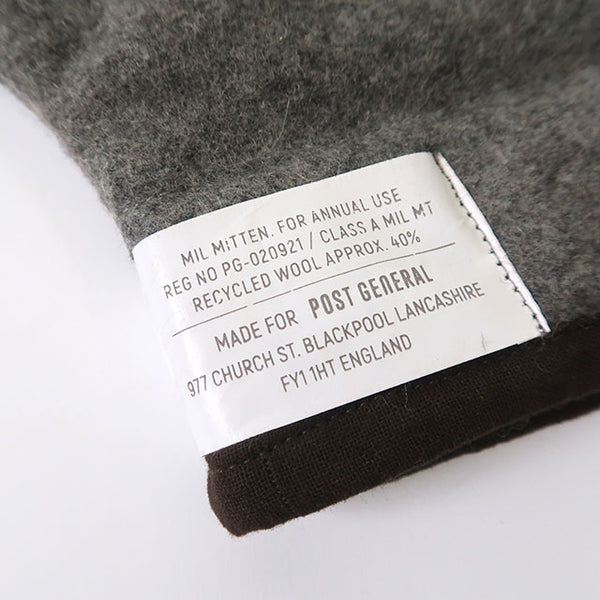 POST GENERAL ( ポストジェネラル ) MIL MITTEN / ミル ミトン | 料理 | キッチンミトン | キッチン用品 | プレゼント | ギフト | アウトドア | シンプル | メンズライク | 薪運び | 便利 | 982140072 | ぽすとじぇねらる