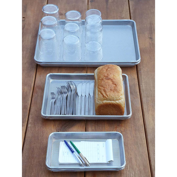 DULTON ( ダルトン ) PERFORATED ALUMINUM TRAY パーフォレイテッド アルミニウム トレイ | キッチン | アルミトレイ | タフ | 穴あきトレイ | シンプル | 洗練 | M-1035 | だるとん | キッチン