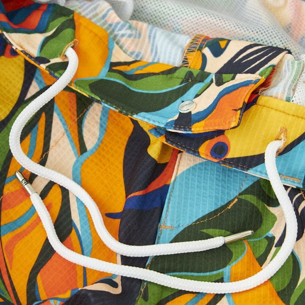 【 SALE 】 LOUDMOUTH ( ラウドマウス ) メンズ ショートパンツ | ストレッチサッカー素材 | トロピカルトゥーカンズ | UV | ストレッチ | 接触冷感 | ハーフパンツ | ゴルフ | ゴルフウェア | 動きやすい | 763306 | らうどまうす