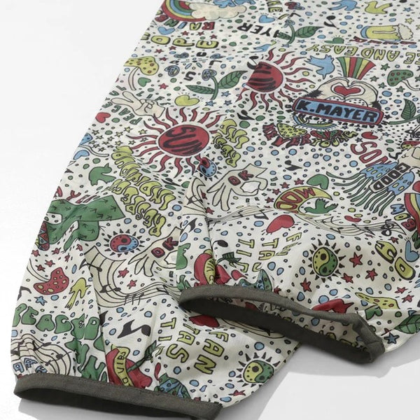 KRIFF MAYER ( クリフメイヤー ) クリーネス総柄フードジャケット | MENS | 2537804 | メンズ | 春 | 個性的 | ユニセックス | 防汚 | 薄手 | ポリエステル | アウトドア | キャンプ | お出かけ | コンパクト | くりふめいやー