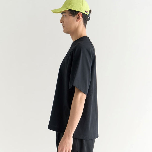 NANGA ( ナンガ ) ECO HYBRID BOX LOGO LOOSE FIT TEE UNISEX エコハイブリッドボックスロゴルーズフィットティー | 半袖シャツ | シャツ | シンプル | ロゴ | 夏服 | ゆったり | 定番 | なんが