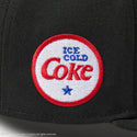 NEW ERA ( ニューエラ ) 59FIFTY Coca-Cola コカ･コーラ ブラック キャップ 帽子 59FIFTY フィッテッドキャップ メンズ レディース コカコーラ ロゴ 刺繍 カジュアル ストリート 15154864