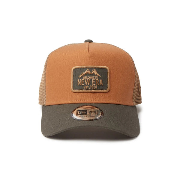 NEW ERA ( ニューエラ ) 9FORTY A-Frame トラッカー Duck Canvas | 帽子 | キャップ | メッシュ | サイズ調整 | 日よけ | キャンプ | ユニセックス | ダックキャンバス | 手洗い | コットン | ポリエステル | にゅーえら