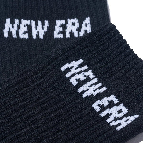 NEW ERA ( ニューエラ ) ソックス クルー 3ペア | 靴下 | ３足 | セット | 通勤 | 通学 | 毎日 | シンプル | ホワイト | ライン | 使いやすい | サイズ豊富 | アウトドア | キャンプ | レジャー | ネイビー | ブラック