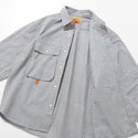 KRIFF MAYER ( クリフメイヤー ) シアサッカーチェックドアシャツ | MENS | 2535103 | メンズ | 長袖 | 長袖シャツ | カジュアル | オシャレ | 春服 | アパレル | チェック | ゆったり | 綿100％ | くりふめいやー