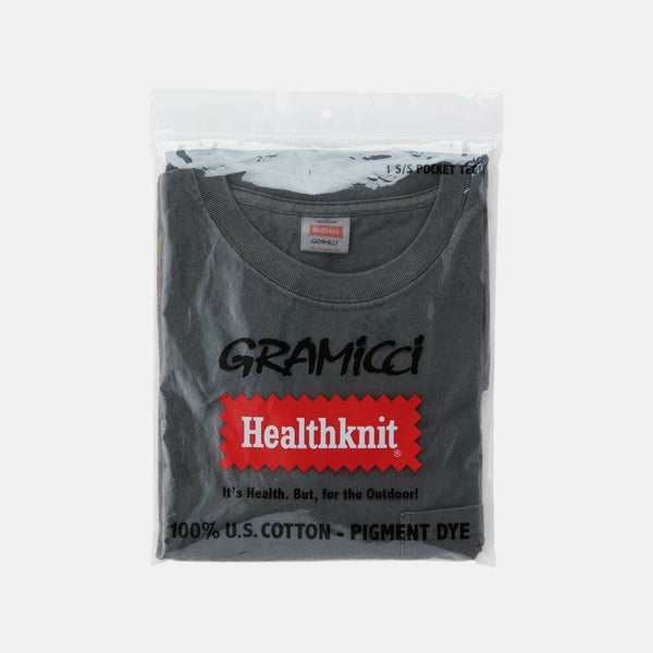 GRAMICCI ( グラミチ ) Healthknit S/S POCKET TEE ヘルスニットS/SポケットTシャツ | シャツ | 半袖 | 夏服 | 綿100％ | 胸ポケット | GUT5-S3016 | ビンテージ感 | シンプル