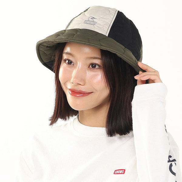 CHUMS ( チャムス ) ブービーステッチパテッドメトロハット | 帽子 | ハット | UVカット | オシャレ | ロゴ | 刺繍 | キルティング | メトロハット | 暖かい | 防寒 | 軽い | ユニセックス | メンズ | レディース | CH05-1442 | ちゃむす