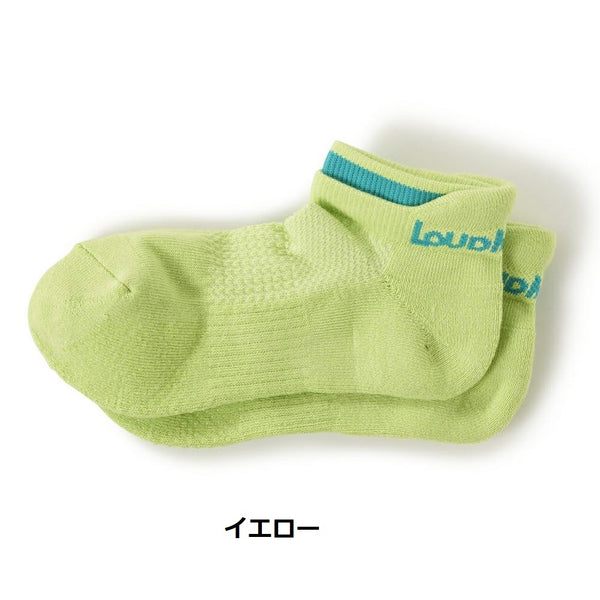 LOUDMOUTH ( ラウドマウス ) レディース スニーカーソックス 靴下 | カラフル | らうどまうす | ライン | ロゴ | シンプル | 短め | 綿 | アクリル | 764950 | ゴルフ