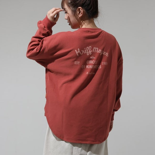 KRIFF MAYER ( クリフメイヤー ) もちのびゆるT | LADYS | レディース | W2515609 | トップス | ウェア | ストレッチ性 | もちもち | 伸縮性 | 着痩せ | ワンポイント | オシャレ | 体型カバー | 秋服 | 冬服 | くりふめいやー