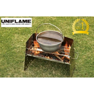 UNIFLAME ( ユニフレーム ) 焚き火鍋 26cm  鍋 鍋蓋 フタ アウトドア  キャンプ  調理器具  料理 煮込み ファミリーキャンプ