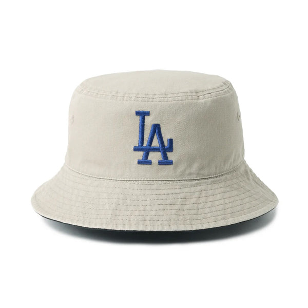 NEW ERA ( ニューエラ ) バケット01 リバーシブル MLB Bucket Hat ロサンゼルス・ドジャース ブラック/ペブル | 帽子 | ハット | バケットハット | バケハ | コットン | カジュアル | レジャー | アウトドア | キャンプ | 14744772 | にゅーえら