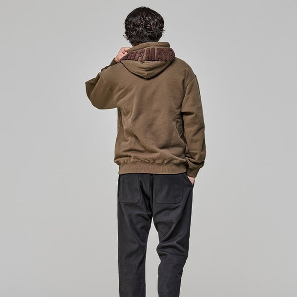 KRIFF MAYER ( クリフメイヤー ) サガラ刺繍裏起毛パーカー ( フードロゴ ) 2523107 | 長袖 | フード | パーカー | メンズ | コットン | シンプル | 裏起毛 | レディース | ユニセックス | 着やすい | 冬 | 秋 | くりふめいやー