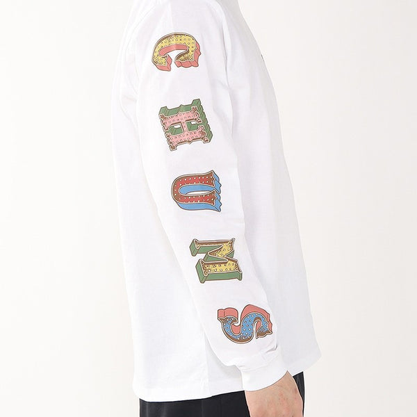 CHUMS ( チャムス ) サーカスロングスリーブTシャツ | ロンT | ロングTシャツ | 長袖 | 長袖シャツ | Tシャツ | 長袖Tシャツ | アパレル | トップス | ウェア | サーカス柄 | コットン | 型くずれしにくい | アウトドア | お出かけ | キャンプ | ちゃむす | CH01-2729