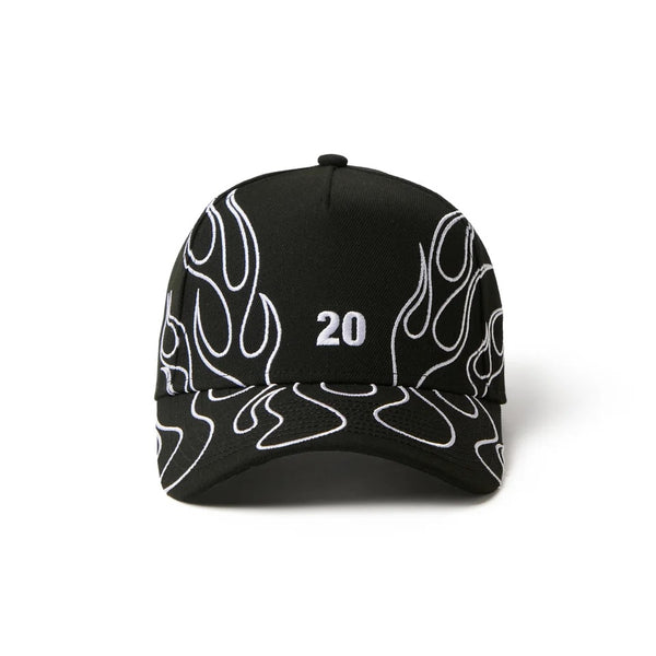 NEW ERA ( ニューエラ ) 9FORTY A-Frame The Flame 帽子 キャップ 炎 フレーム ファイヤー ロゴ 刺繍 ストリート カジュアル ブランド ベースボールキャップ アウトドア キャンプ 15137114 15137115