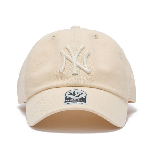 '47 ( フォーティーセブン ) '47 クリーンナップ ニューヨーク・ヤンキース Tonal Color ナチュラル トナルカラー | 帽子 | キャップ | 日よけ | ウォッシュド加工 | サイズ調整 | 14858323 | 14858372 | ふぉーてぃーせぶん | キャンプ | お出かけ | オシャレ | レジャー