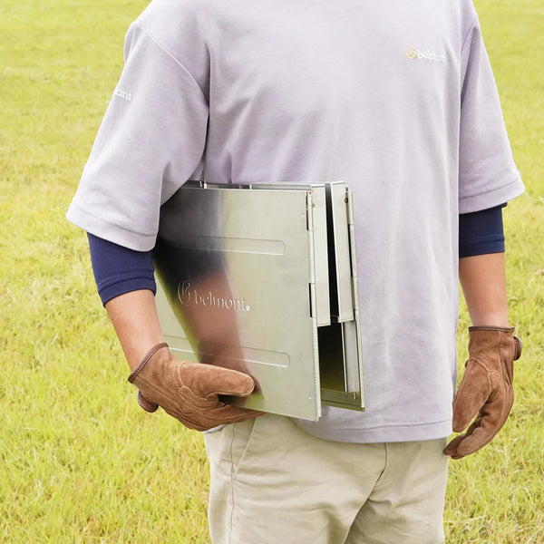 【 SALE 】 belmont ( ベルモント ) BM-226 TOKOBI チムニースクリーン | アウトドア | キャンプ | 煙突効果 | ケース付き | 焚き火 | TOKOBI | ステンレス