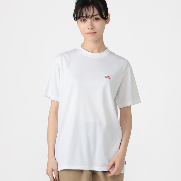 CHUMS ( チャムス ) シナワバブービーロゴTシャツ 半袖 Tシャツ メンズ レディース ユニセックス トップス カットソー ロゴTシャツ UVカット ドライ ストレッチ アウトドア キャンプ フェス レジャー カジュアル 普段使い CH01-2930