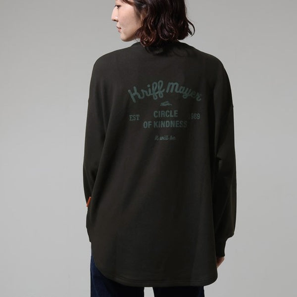KRIFF MAYER ( クリフメイヤー ) もちのびゆるT | LADYS | レディース | W2515609 | トップス | ウェア | ストレッチ性 | もちもち | 伸縮性 | 着痩せ | ワンポイント | オシャレ | 体型カバー | 秋服 | 冬服 | くりふめいやー