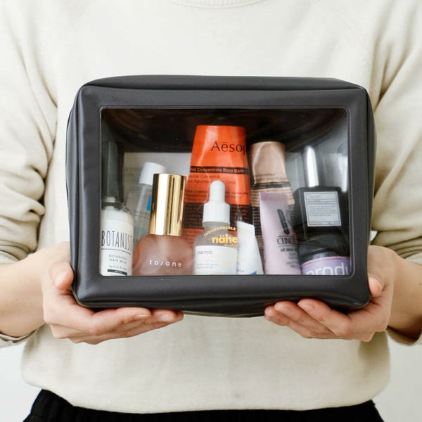 HIGHTIDE ( ハイタイド ) パッキングポーチ L | ポーチ | 透明窓 | シンプル | アウトドア | 旅行 | キャンプ | レジャー | 収納 | 小物入れ | 化粧ポーチ | ネーエ | プレゼント | ギフト | GB248 | はいたいど | PVC