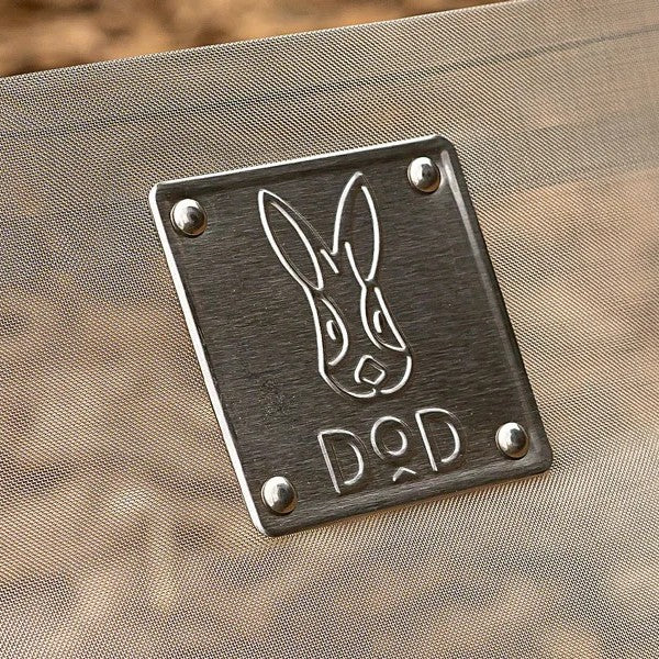 DOD ( ディーオーディー ) アツイッス 焚火台 焚火 アウトドア キャンプ コンパクト 焚き火専用チェア メッシュ 焚き火専用 ソロキャンプ ステンレス Q2-010-BK