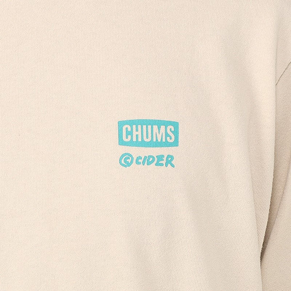 CHUMS ( チャムス ) かせきさいだぁパターンブラッシュドロングスリーブTシャツ | ロンT | ロングTシャツ | 長袖 | ウェア | トップス | バックプリント | ブービー | ブービーバード | CH01-2636 | ちゃむす | オシャレ | 秋服 | コットン