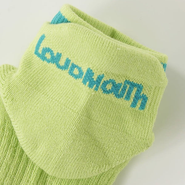 LOUDMOUTH ( ラウドマウス ) レディース スニーカーソックス 靴下 | カラフル | らうどまうす | ライン | ロゴ | シンプル | 短め | 綿 | アクリル | 764950 | ゴルフ
