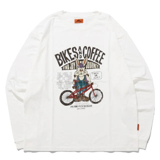 KRIFF MAYER ( クリフメイヤー ) クリフラビットロンT ( 自転車 ) 2517806 | シャツ | ウェア | Tシャツ | 長袖 | 秋服 | 冬服 | メンズ | レディース | ユニセックス | 綿 | プリントT | くりふめいやー | オシャレ