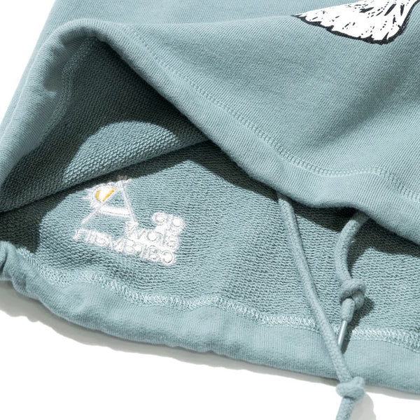 go slow caravan ( ゴースローキャラバン ) 空紡糸裏毛 スキレットピザクマ ヘムスピンドルクルースウェット  | MENS | WOMENS | メンズ | レディース | ウェア | トップス | 長袖 | スウェット | 352606 | 裏毛 | 秋 | 冬 | ごーすろーきゃらばん