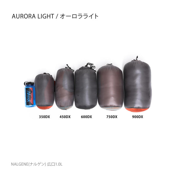 NANGA ( ナンガ ) オーロラテックス ライト900DX AURORA TEX light 900DX | シュラフ | 寝袋 | ダウン | ダウンシュラフ | コンパクト | 冬キャンプ | マミー型 | なんが | NS2443-2A007 | アウトドア | キャンプ
