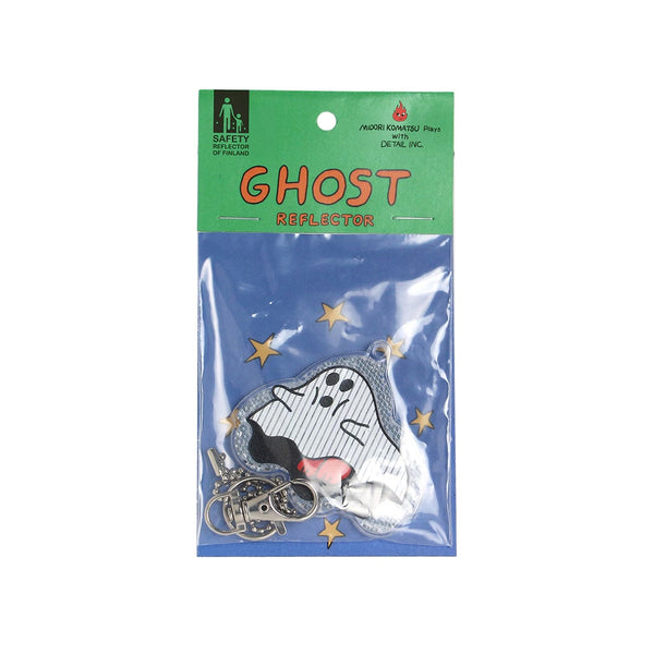 DETAIL ( ディテール ) Ghost Reflector | Midori Komatsu ゴースト リフレクター | イラストレーターコラボ | 2倍光る | 反射 | 3743G | 自転車 | ポップ | 散歩 | 夜道 | 安全性 | オバケ | 可愛い | でぃてーる