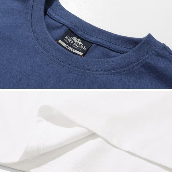 KRIFF MAYER ( クリフメイヤー ) チルタイムロンT ポーカー メンズ 2616303 ロンT 長袖 長袖シャツ 長袖Tシャツ Tシャツ プリントTシャツ アウトドア キャンプ カジュアル ユニセックス 秋 冬 刺繍 バックプリント