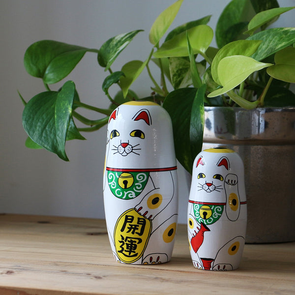 DETAIL ( ディテール ) Lucky Cat ラッキーキャット | 招き猫のマトリョーシカ | 招き猫 | マトリョーシカ | マトリョシカ | インテリア | ネコ | プレゼント | ギフト | 可愛い | 商売繁盛 | 千客万来 | 縁起物 | 3415LU