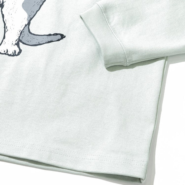 go slow caravan ( ゴースローキャラバン ) 超ヘビーUSA/C ナポリタン猫 ロングスリーブ TEE MENS | WOMENS | Tシャツ | ウェア | トップス | 長袖 | ネコ | メンズ | レディース | 351909 | カジュアル | ごーすろーきゃらばん